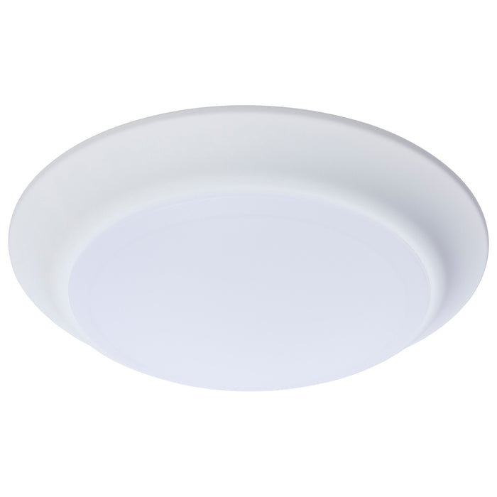 SATCO/NUVO 6.5W 7 Inch LED Disk Light CCT Selectable 2700K/3000K/3500K/4000K/5000K White Finish (62-1805R1)