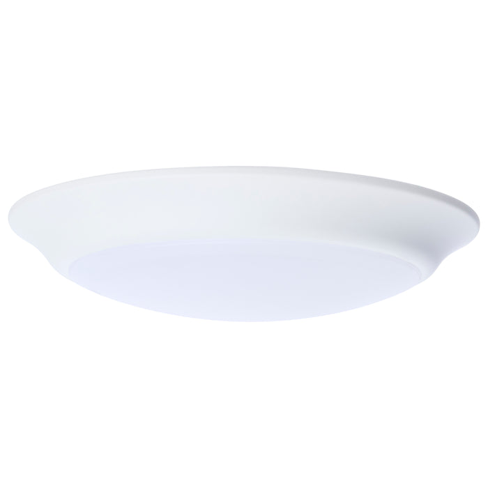 SATCO/NUVO 6.5W 7 Inch LED Disk Light CCT Selectable 2700K/3000K/3500K/4000K/5000K White Finish (62-1805R1)