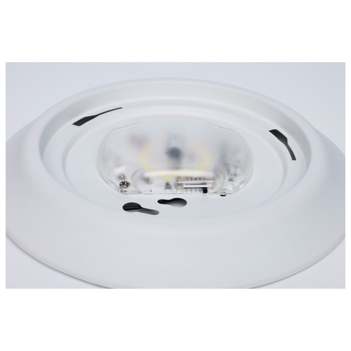 SATCO/NUVO 6.5W 7 Inch LED Disk Light CCT Selectable 2700K/3000K/3500K/4000K/5000K White Finish (62-1805R1)