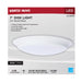 SATCO/NUVO 6.5W 7 Inch LED Disk Light CCT Selectable 2700K/3000K/3500K/4000K/5000K White Finish (62-1805R1)