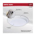 SATCO/NUVO 6.5W 7 Inch LED Disk Light CCT Selectable 2700K/3000K/3500K/4000K/5000K White Finish (62-1805R1)