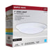 SATCO/NUVO 6.5W 7 Inch LED Disk Light CCT Selectable 2700K/3000K/3500K/4000K/5000K White Finish (62-1805R1)