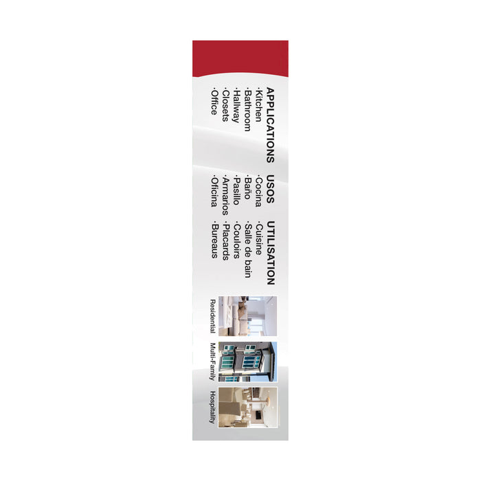 SATCO/NUVO 8W 7 Inch LED Disk Light White Finish CCT Selectable (62-1805)