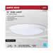 SATCO/NUVO 10 Inch LED Disk Light CCT Selectable 2700K/3000K/3500K/4000K/5000K White Finish (62-1811R1)