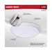 SATCO/NUVO 10 Inch LED Disk Light CCT Selectable 2700K/3000K/3500K/4000K/5000K White Finish (62-1811R1)