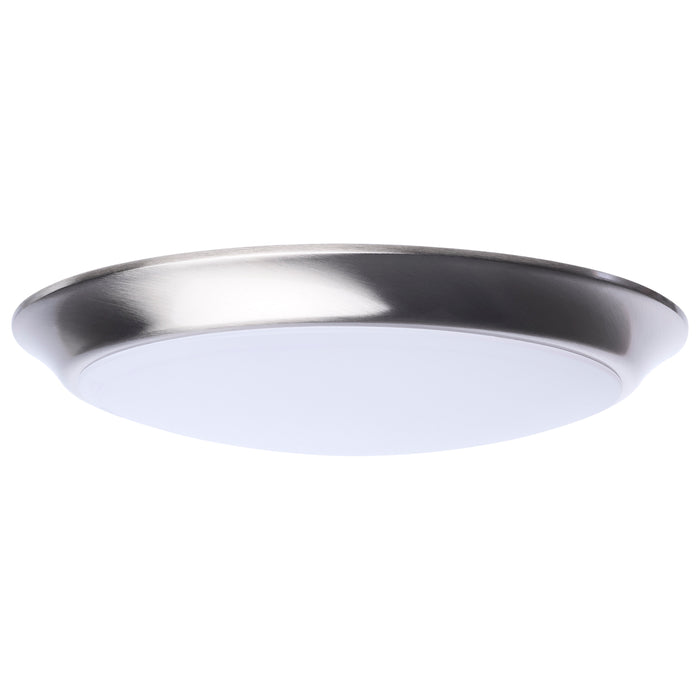 SATCO/NUVO 10 Inch LED Disk Light CCT Selectable 2700K/3000K/3500K/4000K/5000K Brushed Nickel Finish (62-1812R1)