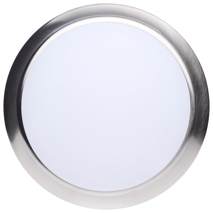 SATCO/NUVO 10 Inch LED Disk Light CCT Selectable 2700K/3000K/3500K/4000K/5000K Brushed Nickel Finish (62-1812R1)