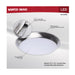 SATCO/NUVO 10 Inch LED Disk Light CCT Selectable 2700K/3000K/3500K/4000K/5000K Brushed Nickel Finish (62-1812R1)