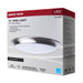 SATCO/NUVO 10 Inch LED Disk Light CCT Selectable 2700K/3000K/3500K/4000K/5000K Brushed Nickel Finish (62-1812R1)