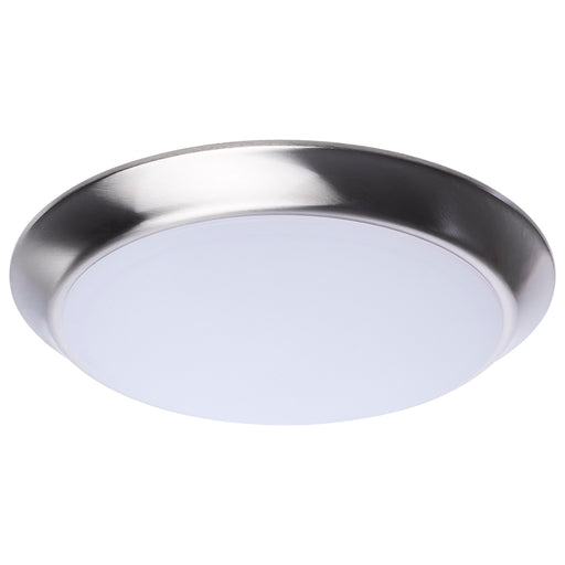 SATCO/NUVO 10 Inch LED Disk Light CCT Selectable 2700K/3000K/3500K/4000K/5000K Brushed Nickel Finish (62-1812R1)
