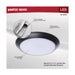 SATCO/NUVO 10 Inch LED Disk Light CCT Selectable 2700K/3000K/3500K/4000K/5000K Bronze Finish (62-1813R1)