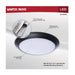 SATCO/NUVO 10 Inch LED Disk Light CCT Selectable 2700K/3000K/3500K/4000K/5000K Black Finish (62-1814R1)