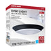 SATCO/NUVO 17W 10 Inch LED Disk Light CCT Selectable 2700K/3000K/3500K/4000K/5000K Black Finish (62-1814)