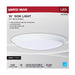 SATCO/NUVO 9.8W 10 Inch LED Disk Light CCT Selectable 2700K/3000K/3500K/4000K/5000K White Finish (62-1815R1)