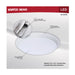 SATCO/NUVO 9.8W 10 Inch LED Disk Light CCT Selectable 2700K/3000K/3500K/4000K/5000K White Finish (62-1815R1)