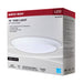 SATCO/NUVO 9.8W 10 Inch LED Disk Light CCT Selectable 2700K/3000K/3500K/4000K/5000K White Finish (62-1815R1)