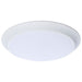 SATCO/NUVO 9.8W 10 Inch LED Disk Light CCT Selectable 2700K/3000K/3500K/4000K/5000K White Finish (62-1815R1)