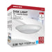 SATCO/NUVO 9.5W 10 Inch LED Disk Light White Finish CCT Selectable (62-1815)