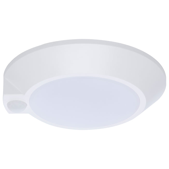 SATCO/NUVO 7 Inch LED Disk Light CCT Selectable 2700K/3000K/3500K/4000K/5000K Occupancy Sensor White Finish (62-1820R1)