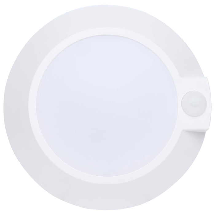 SATCO/NUVO 7 Inch LED Disk Light CCT Selectable 2700K/3000K/3500K/4000K/5000K Occupancy Sensor White Finish (62-1820R1)