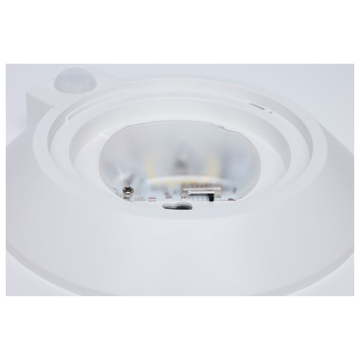 SATCO/NUVO 7 Inch LED Disk Light CCT Selectable 2700K/3000K/3500K/4000K/5000K Occupancy Sensor White Finish (62-1820R1)