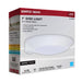SATCO/NUVO 7 Inch LED Disk Light CCT Selectable 2700K/3000K/3500K/4000K/5000K Occupancy Sensor White Finish (62-1820R1)