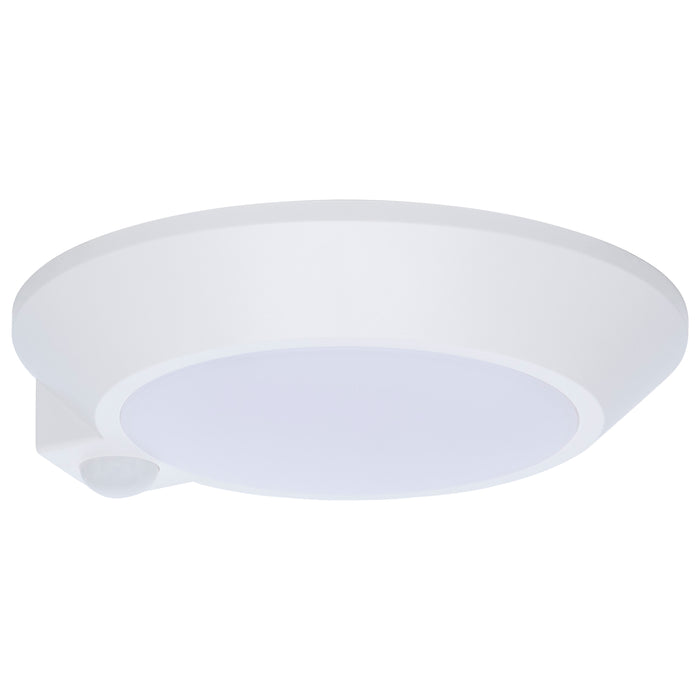 SATCO/NUVO 7 Inch LED Disk Light CCT Selectable 2700K/3000K/3500K/4000K/5000K Occupancy Sensor White Finish (62-1820R1)
