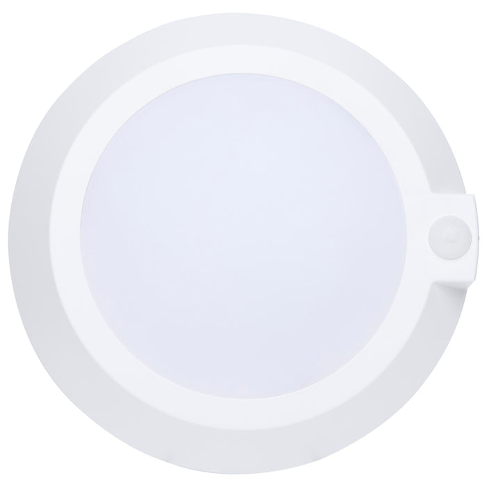 SATCO/NUVO 10 Inch LED Disk Light CCT Selectable 2700K/3000K/3500K/4000K/5000K Occupancy Sensor White Finish (62-1821R1)