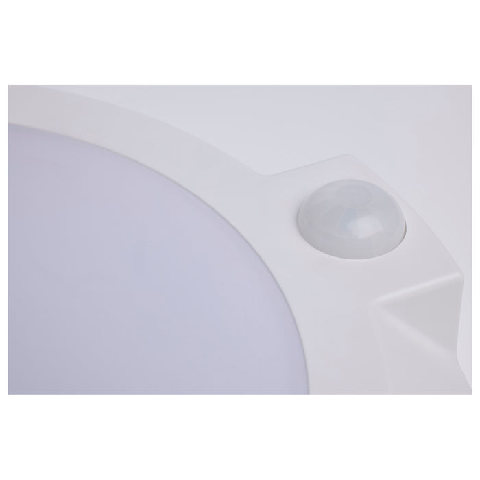 SATCO/NUVO 10 Inch LED Disk Light CCT Selectable 2700K/3000K/3500K/4000K/5000K Occupancy Sensor White Finish (62-1821R1)