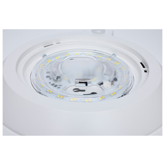 SATCO/NUVO 10 Inch LED Disk Light CCT Selectable 2700K/3000K/3500K/4000K/5000K Occupancy Sensor White Finish (62-1821R1)
