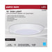 SATCO/NUVO 10 Inch LED Disk Light CCT Selectable 2700K/3000K/3500K/4000K/5000K Occupancy Sensor White Finish (62-1821R1)
