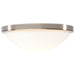 SATCO/NUVO Button 11 Inch LED Flush Mount Fixture Brushed Nickel Finish CCT Selectable 3000K/4000K/5000K 120V (62-1842)