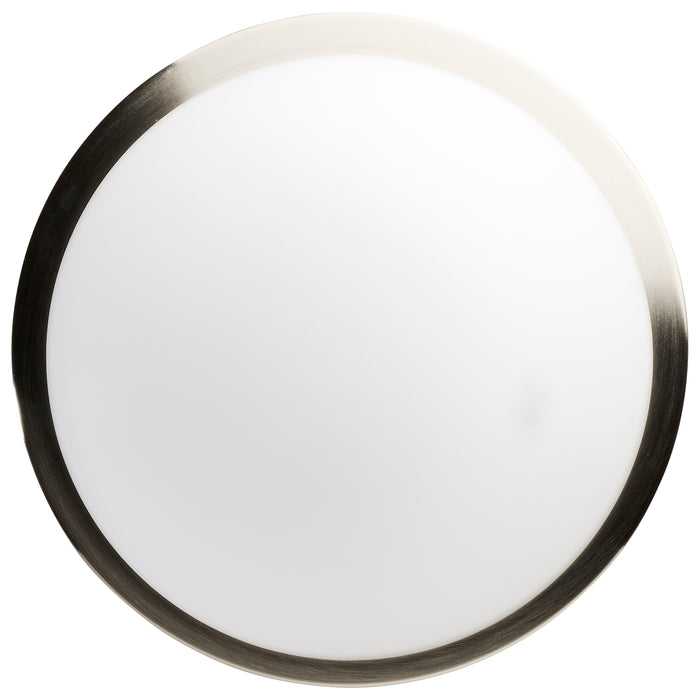 SATCO/NUVO Button 11 Inch LED Flush Mount Fixture Brushed Nickel Finish CCT Selectable 3000K/4000K/5000K 120V (62-1842)