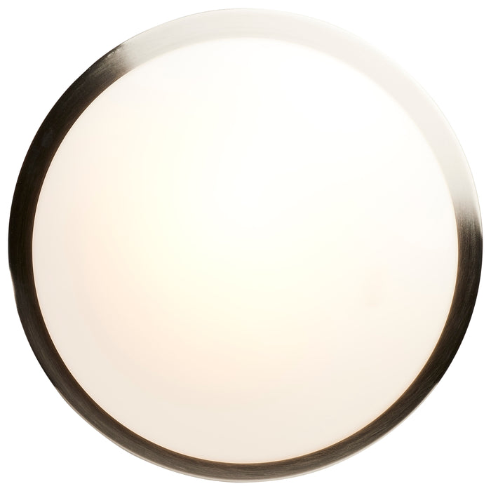 SATCO/NUVO Button 11 Inch LED Flush Mount Fixture Brushed Nickel Finish CCT Selectable 3000K/4000K/5000K 120V (62-1842)
