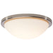 SATCO/NUVO Button 13 Inch LED Flush Mount Fixture Brushed Nickel Finish CCT Selectable 3000K/4000K/5000K 120V (62-1843)
