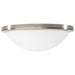 SATCO/NUVO Button 13 Inch LED Flush Mount Fixture Brushed Nickel Finish CCT Selectable 3000K/4000K/5000K 120V (62-1843)