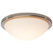 SATCO/NUVO Button 13 Inch LED Flush Mount Fixture Brushed Nickel Finish CCT Selectable 3000K/4000K/5000K 120V (62-1843)