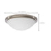 SATCO/NUVO Button 13 Inch LED Flush Mount Fixture Brushed Nickel Finish CCT Selectable 3000K/4000K/5000K 120V (62-1843)