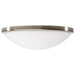 SATCO/NUVO Button 17 Inch LED Flush Mount Fixture Brushed Nickel Finish CCT Selectable 3000K/4000K/5000K 120V (62-1844)