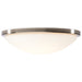 SATCO/NUVO Button 17 Inch LED Flush Mount Fixture Brushed Nickel Finish CCT Selectable 3000K/4000K/5000K 120V (62-1844)