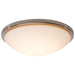 SATCO/NUVO Button 17 Inch LED Flush Mount Fixture Brushed Nickel Finish CCT Selectable 3000K/4000K/5000K 120V (62-1844)