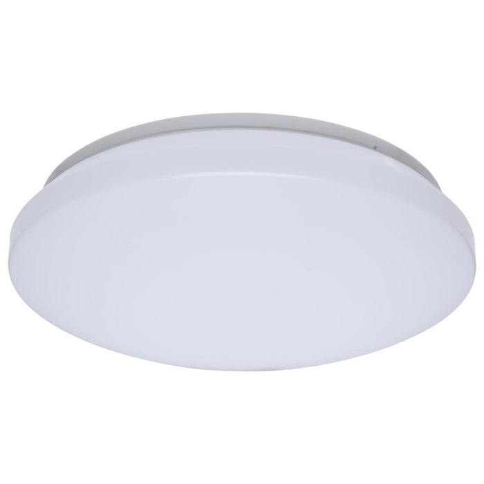 SATCO/NUVO 11 Inch LED Cloud Fixture 12.5W CCT Selectable 2700K/3000K/3500K/4000K/5000K Round Shape White Finish 120V (62-1850)