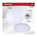 SATCO/NUVO 11 Inch LED Cloud Fixture 12.5W CCT Selectable 2700K/3000K/3500K/4000K/5000K Round Shape White Finish 120V (62-1850)