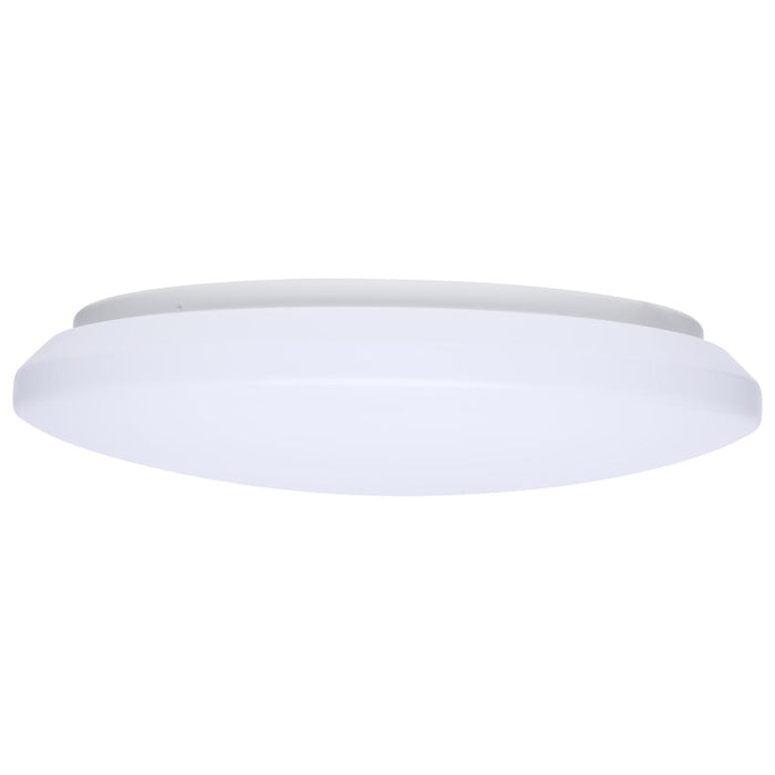 SATCO/NUVO 14 Inch LED Cloud Fixture 15W CCT Selectable 2700K/3000K/3500K/4000K/5000K Round Shape White Finish 120V (62-1852)