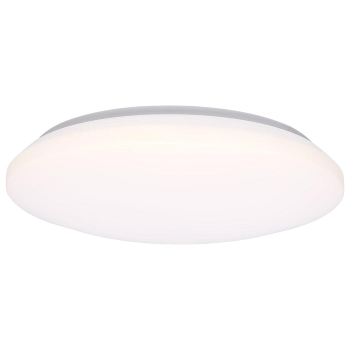 SATCO/NUVO 14 Inch LED Cloud Fixture With Sensor 17W CCT Selectable 2700K/3000K/3500K/4000K/5000K Round Shape White Finish 120V (62-1853)