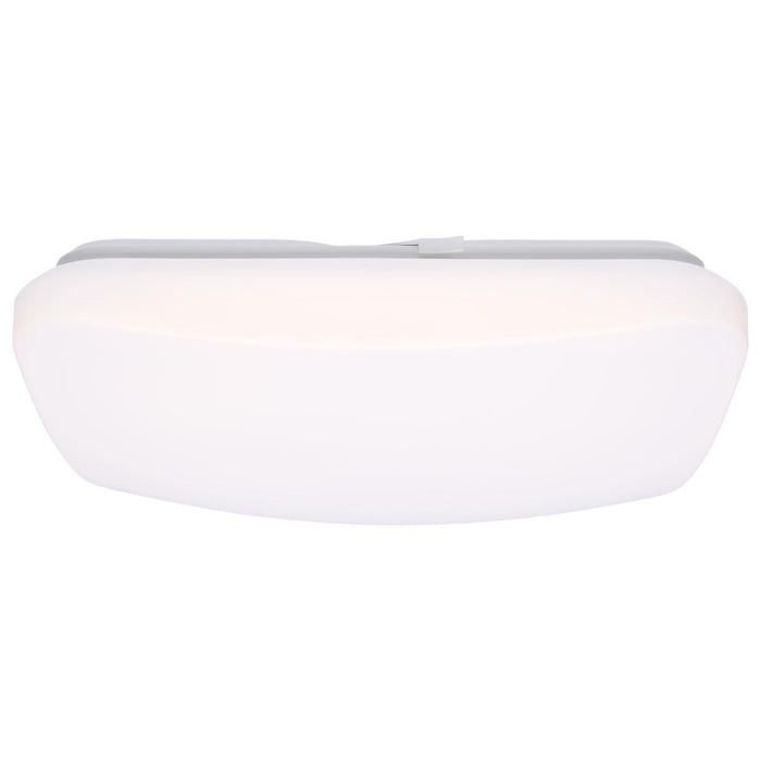 SATCO/NUVO 14 Inch LED Cloud Fixture 17W CCT Selectable 2700K/3000K/3500K/4000K/5000K Square Shape White Finish 120V (62-1856)