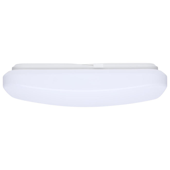 SATCO/NUVO 14 Inch LED Cloud Fixture 17W CCT Selectable 2700K/3000K/3500K/4000K/5000K Square Shape White Finish 120V (62-1856)