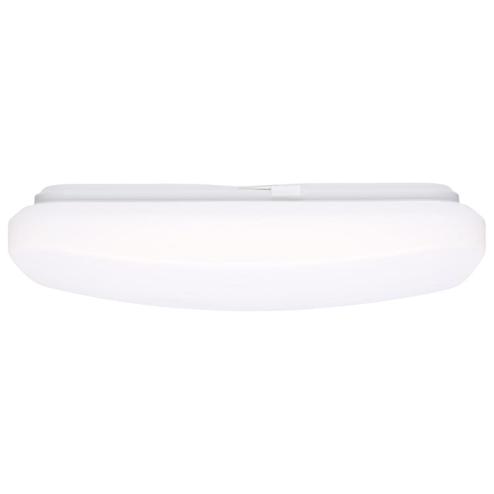 SATCO/NUVO 14 Inch LED Cloud Fixture 17W CCT Selectable 2700K/3000K/3500K/4000K/5000K Square Shape White Finish 120V (62-1856)