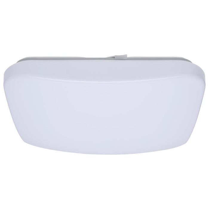 SATCO/NUVO 14 Inch LED Cloud Fixture 17W CCT Selectable 2700K/3000K/3500K/4000K/5000K Square Shape White Finish 120V (62-1856)