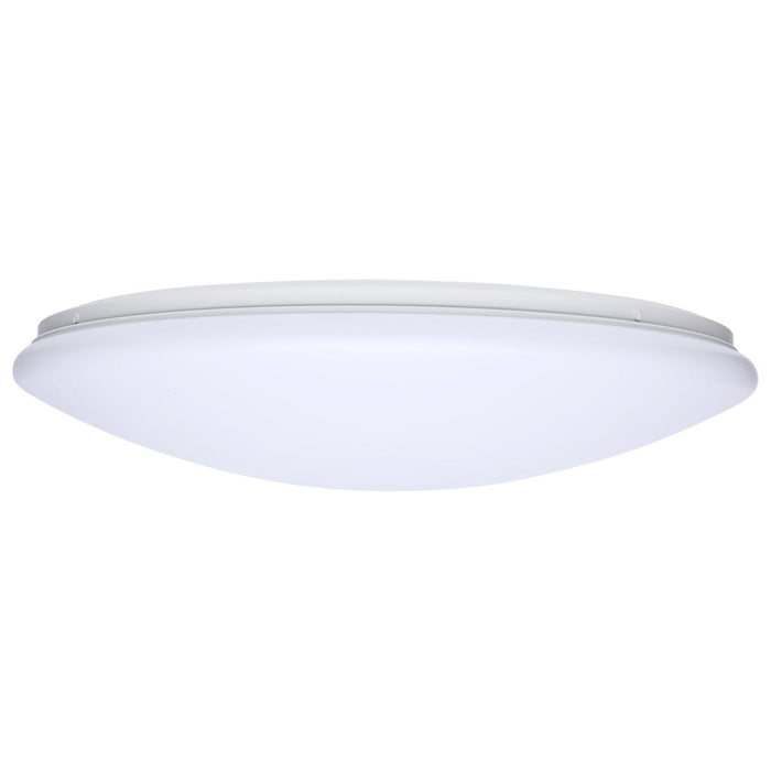 SATCO/NUVO 19 Inch LED Cloud Fixture 25W CCT Selectable 2700K/3000K/3500K/4000K/5000K Round Shape White Finish 120V (62-1858)